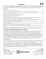 Preview for 53 page of Frigidaire A22491702 Use & Care Manual