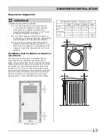 Предварительный просмотр 17 страницы Frigidaire Affinity FAFS4473L R Installation Manual