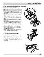 Предварительный просмотр 19 страницы Frigidaire Affinity FAFW3517K W Use And Care Manual