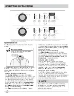 Предварительный просмотр 10 страницы Frigidaire Affinity FAFW3801L Use & Care Manual