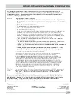 Preview for 29 page of Frigidaire Affinity FAFW3801L Use & Care Manual