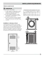 Предварительный просмотр 5 страницы Frigidaire Affinity FAFW3921NW Installation Manual