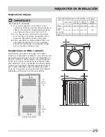 Предварительный просмотр 29 страницы Frigidaire Affinity FAFW3921NW Installation Manual