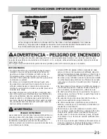 Preview for 3 page of Frigidaire Affinity FAQE7001LB (Spanish) Owner'S Manual