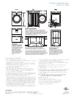 Preview for 2 page of Frigidaire Affinity FAQE7073K W Specifications