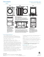 Preview for 3 page of Frigidaire Affinity FAQG7011L Specifications