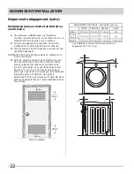 Предварительный просмотр 32 страницы Frigidaire Affinity FAQG7021LB Installation Instructions Manual