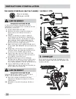 Предварительный просмотр 38 страницы Frigidaire Affinity FAQG7021LB Installation Instructions Manual