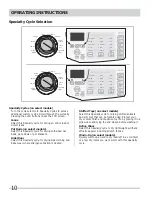 Предварительный просмотр 10 страницы Frigidaire Affinity FAQG7072L R Use & Care Manual