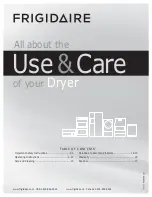 Preview for 23 page of Frigidaire affinity Use & Care Manual