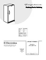 Предварительный просмотр 1 страницы Frigidaire AFFU2067EW0 Factory Parts Catalog