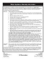 Preview for 11 page of Frigidaire ATF6000FS - AffinityTM 3.5 cu. Ft. I.E.C. Capacity Washer Use And Care Manual