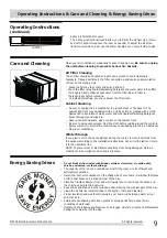 Preview for 9 page of Frigidaire B00IYQSMU2 Use And Care Manual