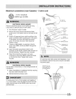 Preview for 15 page of Frigidaire BAQE7073KW0 Installation Manual