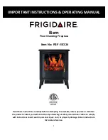 Frigidaire Bern RSF-1/0324 Important Instructions & Operating Manual предпросмотр