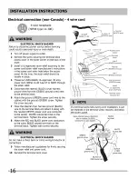 Preview for 16 page of Frigidaire BKQE7017KT0 Installation Manual