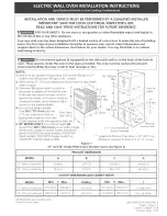 Preview for 1 page of Frigidaire C Installation Instructions Manual