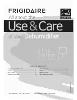 Frigidaire CAD301NUD11 Use & Care Manual preview