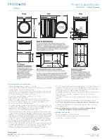 Preview for 3 page of Frigidaire CAQE7001LW Specfications