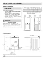 Preview for 10 page of Frigidaire CARE1011MW0 Installation Manual