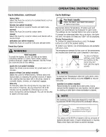 Preview for 9 page of Frigidaire CASE7021NW0 Use & Care Manual