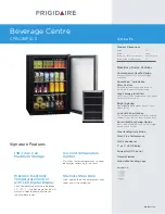 Frigidaire CFBC46F5LS Features And Specifications предпросмотр