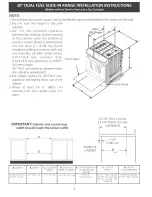 Preview for 2 page of Frigidaire CFCS367GC1 Installation Instructions Manual