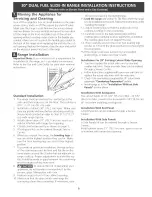 Preview for 9 page of Frigidaire CFCS367GC1 Installation Instructions Manual