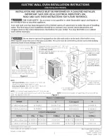 Frigidaire CFEB27S2FB1 Installation Instructions Manual предпросмотр