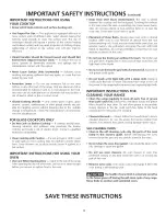 Preview for 4 page of Frigidaire CFEF210CS4 Use & Care Manual