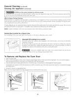 Предварительный просмотр 26 страницы Frigidaire CFEF210CS6 Control Use & Care Manual