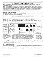 Предварительный просмотр 1 страницы Frigidaire CFEF2415LWA Control Application Manual