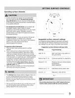 Preview for 9 page of Frigidaire CFEF3007LBA Use & Care Manual