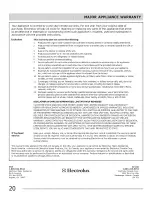 Preview for 20 page of Frigidaire CFEF3007LBA Use & Care Manual