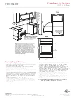 Preview for 3 page of Frigidaire CFEF3012LW Specifications