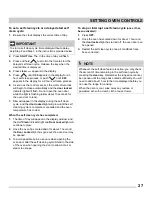 Preview for 27 page of Frigidaire CFEF3016UW Use & Care Manual