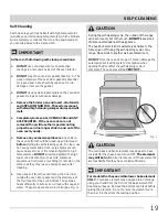 Предварительный просмотр 19 страницы Frigidaire CFEF3018LMB Use & Care Manual