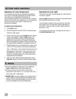 Preview for 20 page of Frigidaire CFEF3019MBB Use & Care Manual