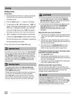 Preview for 54 page of Frigidaire CFEF3019MBB Use & Care Manual