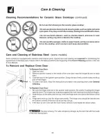 Preview for 20 page of Frigidaire CFEF369ACA Use & Care Manual