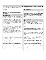 Preview for 5 page of Frigidaire CFEH2411UW Use & Care Manual