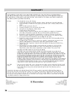 Preview for 34 page of Frigidaire CFEH2411UW Use & Care Manual