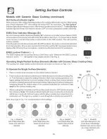 Предварительный просмотр 10 страницы Frigidaire CFES355EB4 Control Use & Care Manual