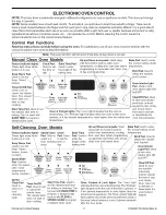 Предварительный просмотр 1 страницы Frigidaire CFES366FC5 Control Manual