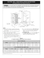 Предварительный просмотр 2 страницы Frigidaire CFEW3025LBA Installation Instructions Manual