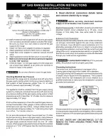 Preview for 5 page of Frigidaire CFGF368GBA Installation Instructions Manual