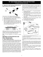 Preview for 7 page of Frigidaire CFGF368GBA Installation Instructions Manual