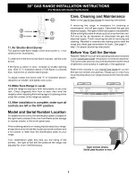 Preview for 8 page of Frigidaire CFGF368GBA Installation Instructions Manual