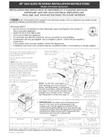 Frigidaire CFGS379DC2 Installation Instructions Manual preview