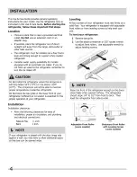 Preview for 4 page of Frigidaire CFHT1713LZ1 Use & Care Manual